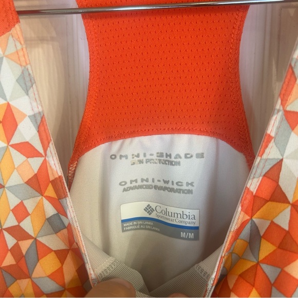 Columbia Orange and Red Backless Dress - Picture 2 of 5